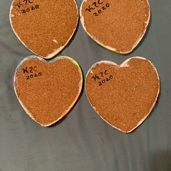 Rainbow Swirl Coasters - Picture 8 of 9